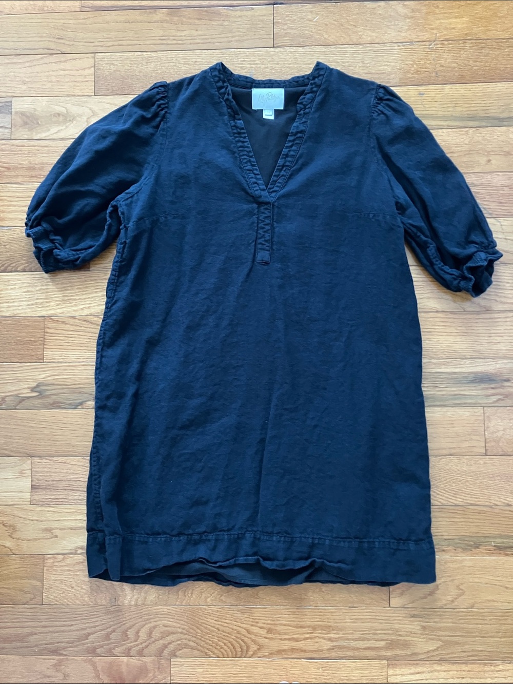 Lilly Pulitzer - Women’s Black Mialeigh Linen Dress - 14